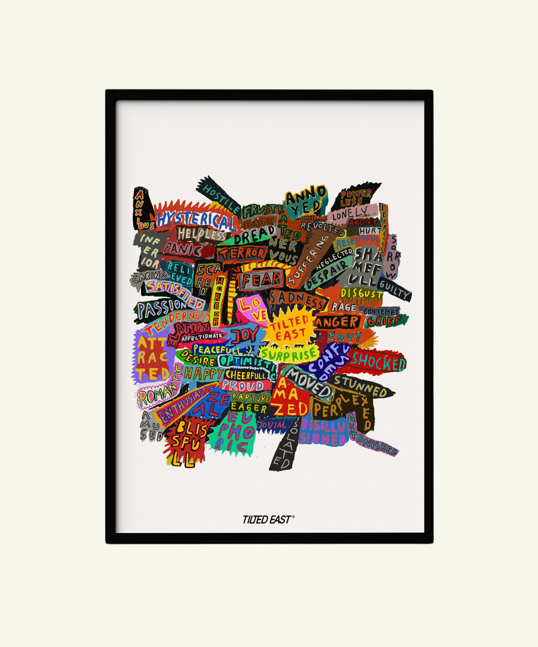 My Emotions Right Now Art Print